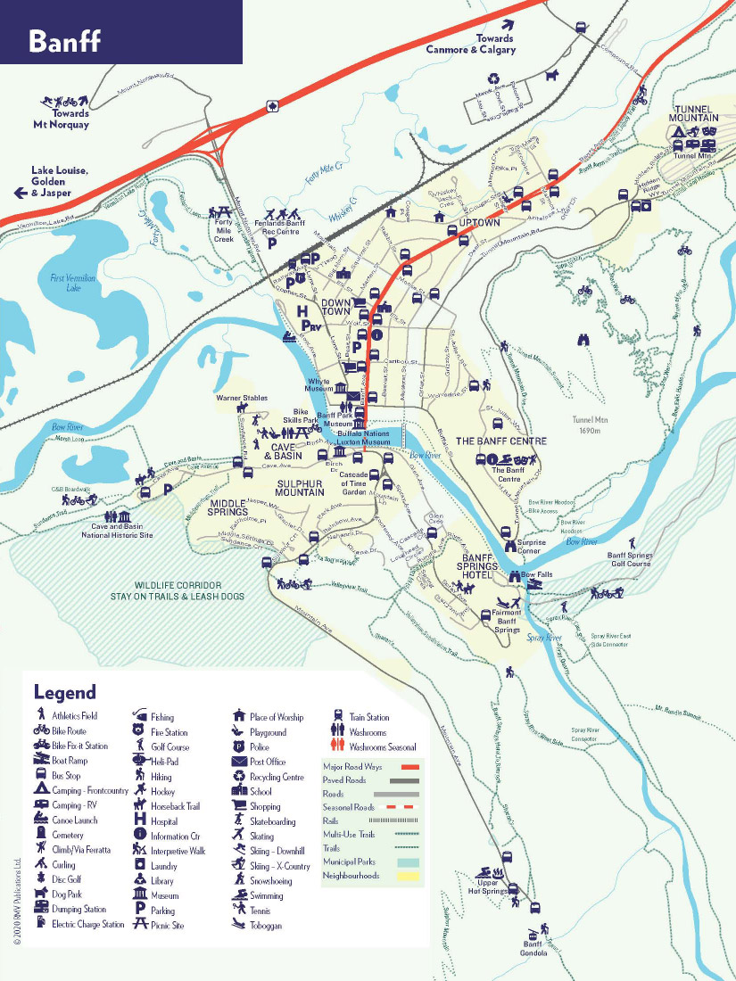 Map of Banff
