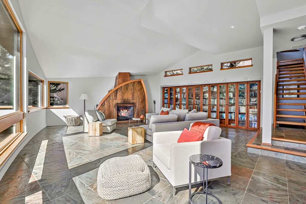 Living Room in House for Whale Watchers