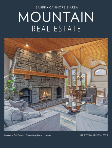 Cover of Mountain Real Estate August issue