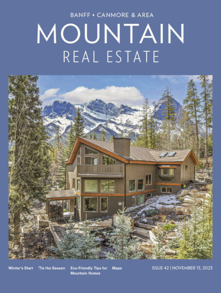 Cover of the November 2023 issue of Mountain Real Estate magazine