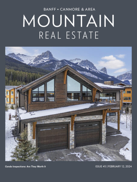 Cover for the February 2024 issue of Mountain Real Estate magazine